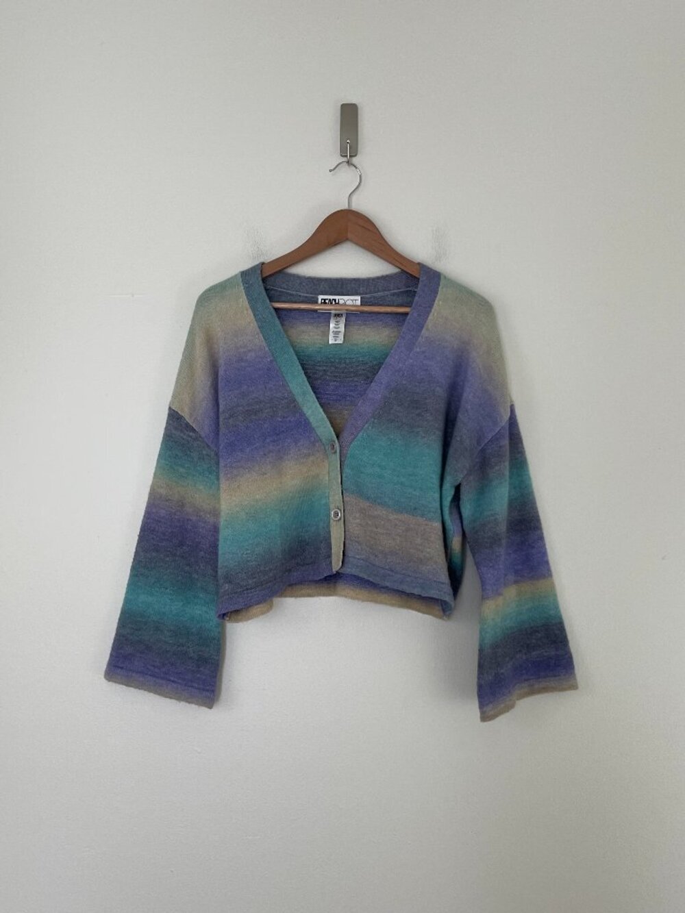 Beach Riot Judith Cardigan Sweater in Pastel Orchid Tint Size XS